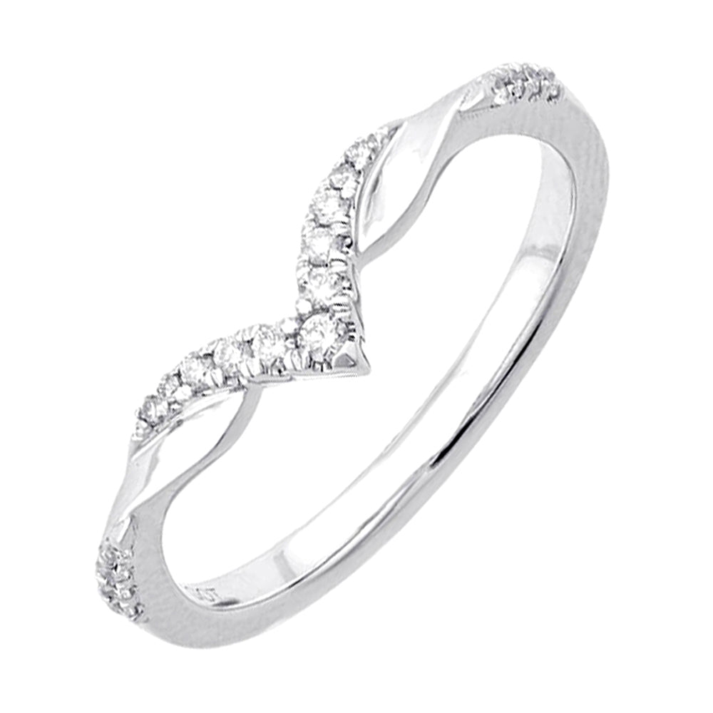 10Kt White Gold Diamond 1/10Ctw Ring