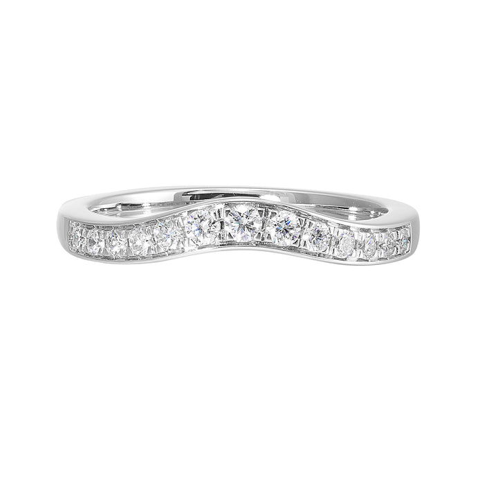 14Kt White Gold Diamond 1/4Ctw Ring