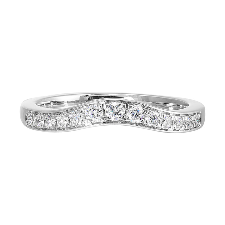 14Kt White Gold Diamond 1/4Ctw Ring
