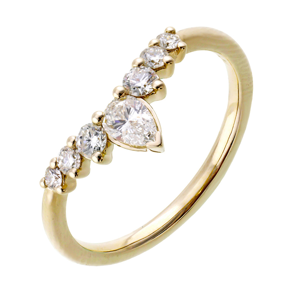 14Kt Yellow Gold Diamond 1/2Ctw Ring