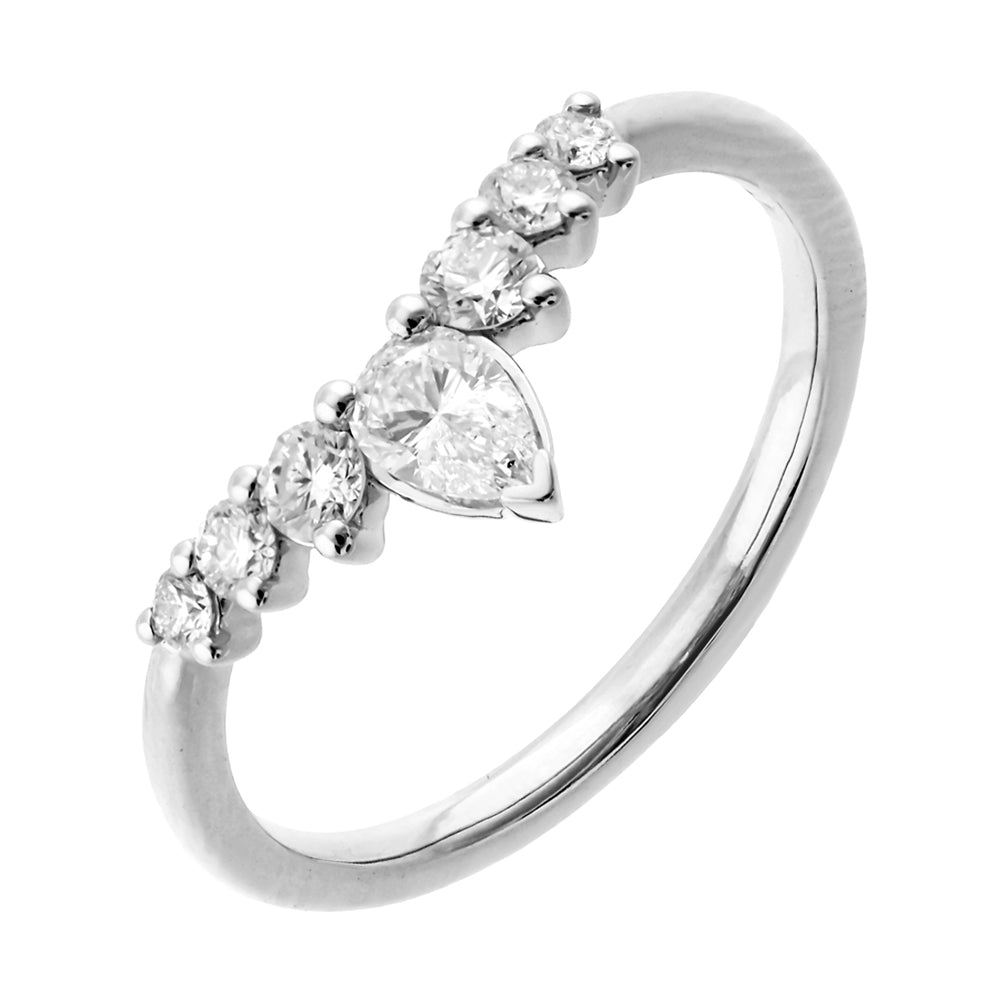 14Kt White Gold Diamond 1/2Ctw Ring