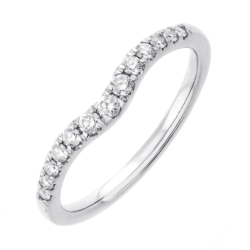 14Kt White Gold Diamond 1/4Ctw Ring