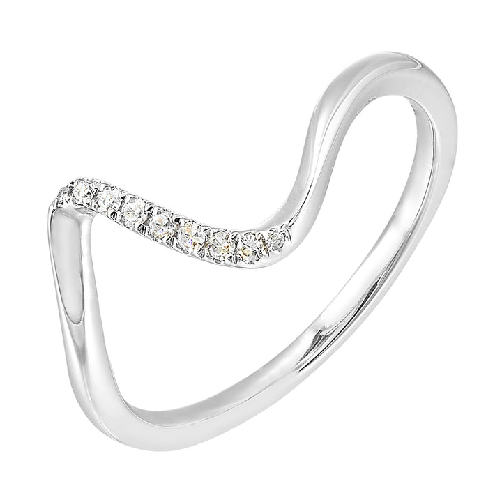 10Kt White Gold Diamond 1/20Ctw Ring