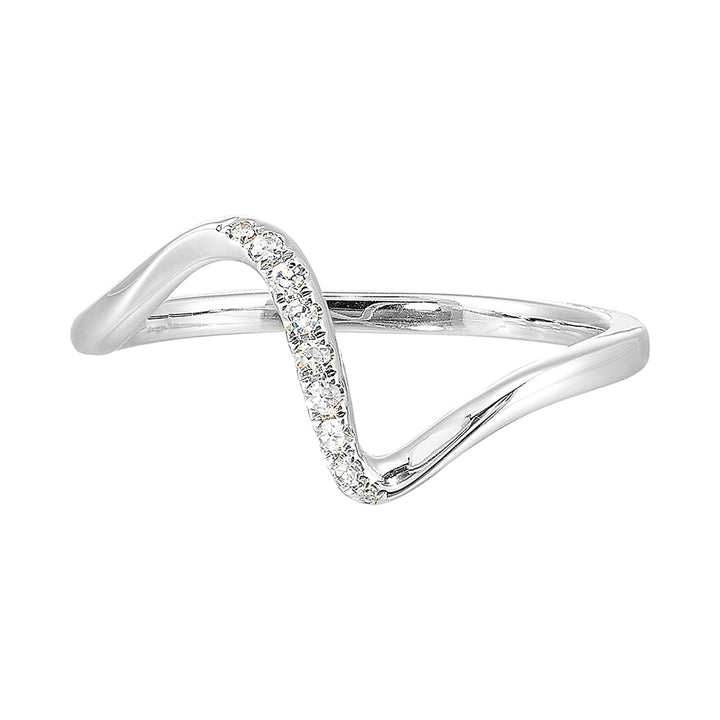 10Kt White Gold Diamond 1/20Ctw Ring