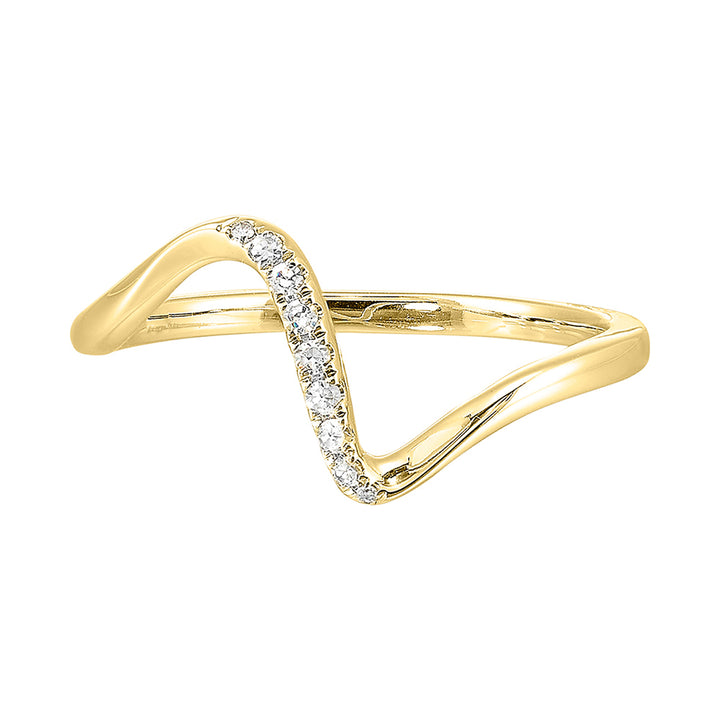 10Kt Yellow Gold Diamond 1/20Ctw Ring