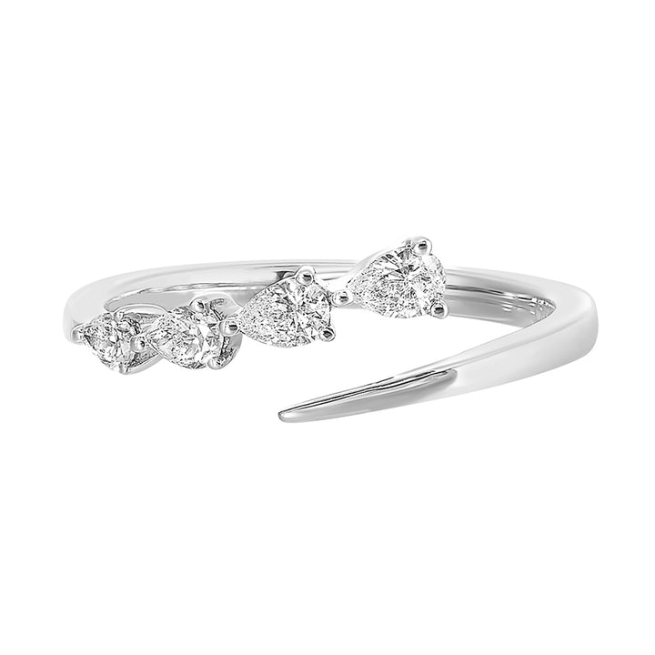 14Kt White Gold Diamond 1/4Ctw Ring