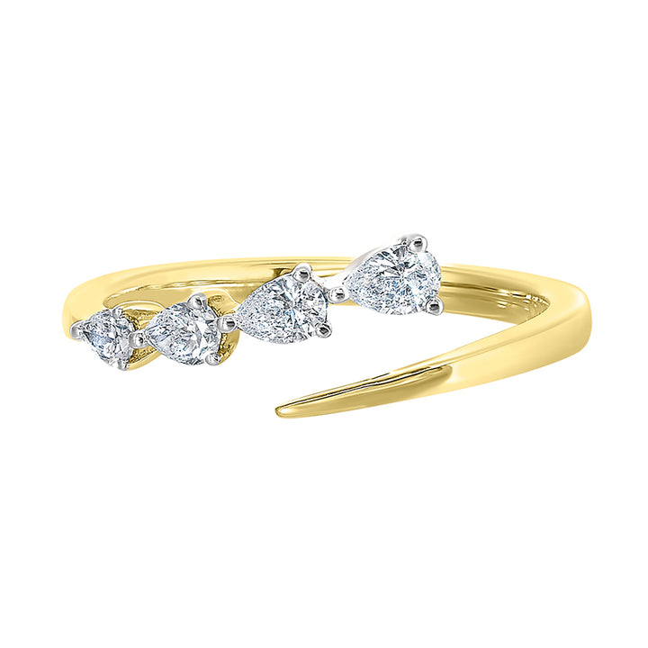 14Kt Yellow Gold Diamond 1/4Ctw Ring