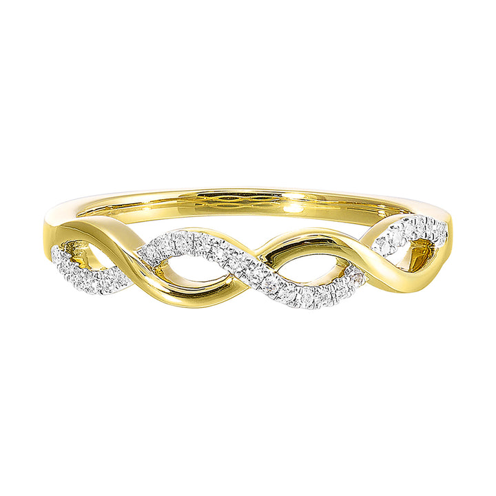 10Kt Yellow Gold Diamond 1/10Ctw Ring