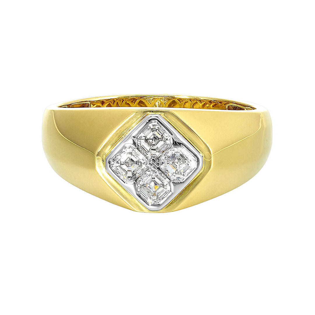 14Kt Yellow Gold Diamond 3/4Ctw Ring