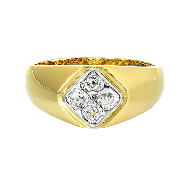 14Kt Yellow Gold Diamond 3/4Ctw Ring