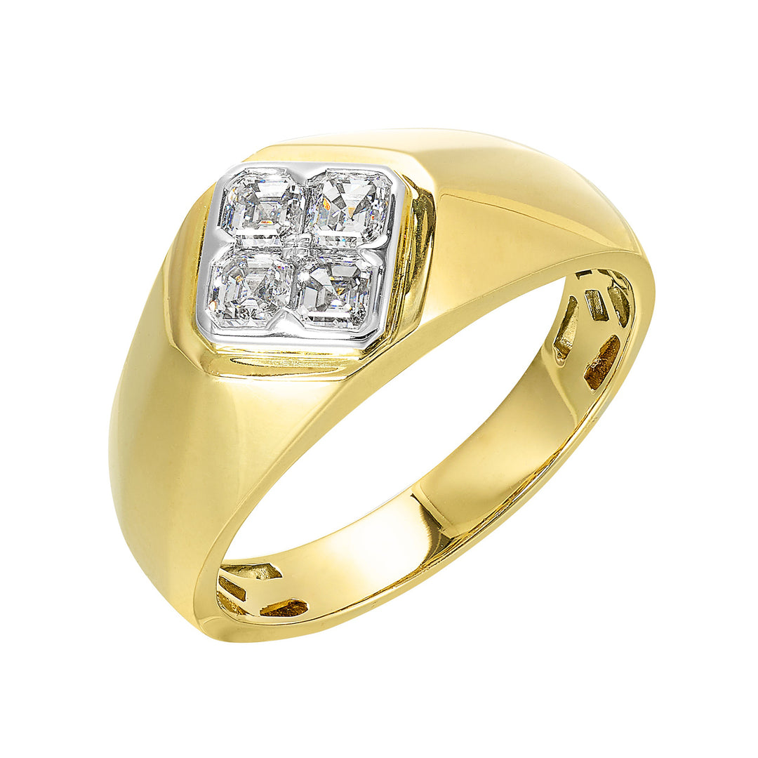 14Kt Yellow Gold Diamond 3/4Ctw Ring