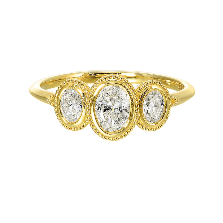 14Kt Yellow Gold Diamond 3/4Ctw Ring