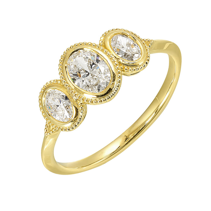 14Kt Yellow Gold Diamond 3/4Ctw Ring