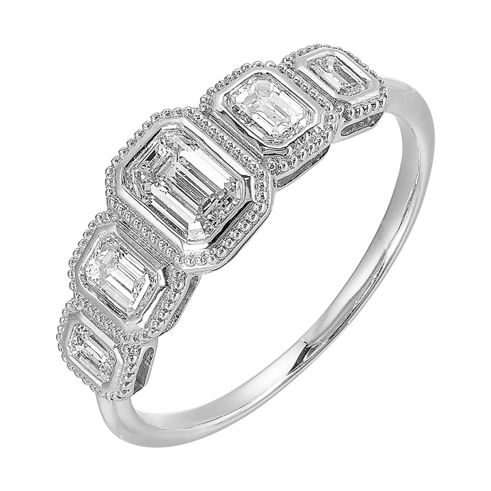 14Kt White Gold Diamond 1Ctw Ring