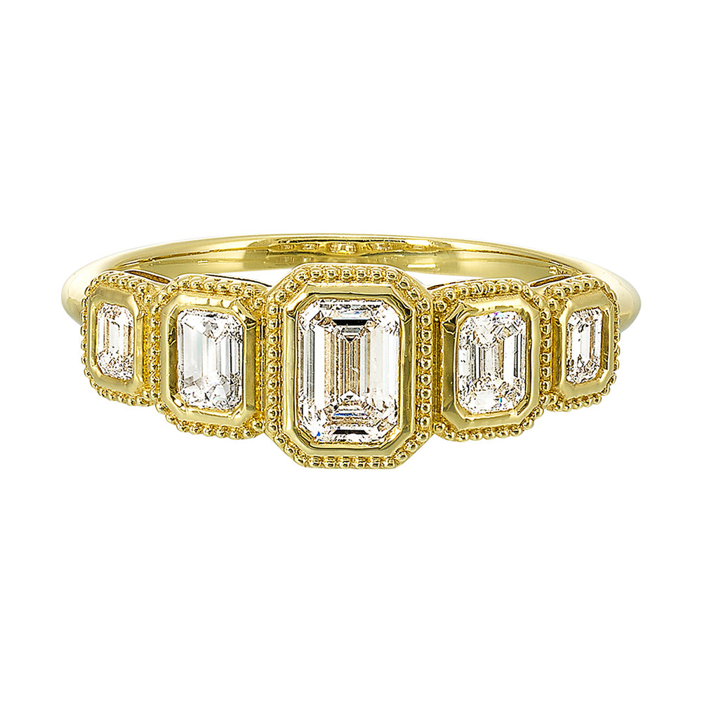 14Kt Yellow Gold Diamond 1Ctw Ring