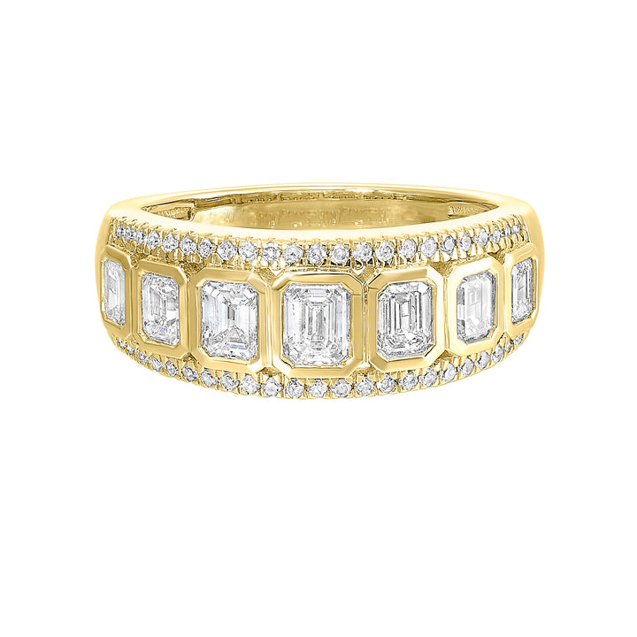 14Kt Yellow Gold Diamond 1 1/3Ctw Ring