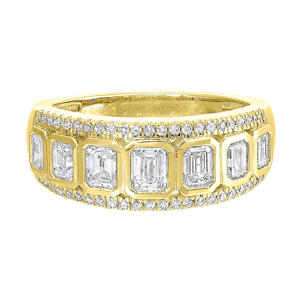 14Kt Yellow Gold Diamond 1 1/3Ctw Ring