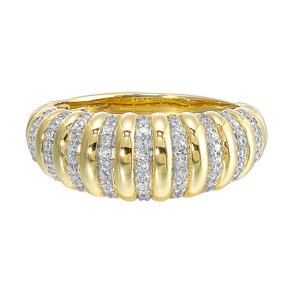 10Kt Yellow Gold Diamond 1/4Ctw Ring