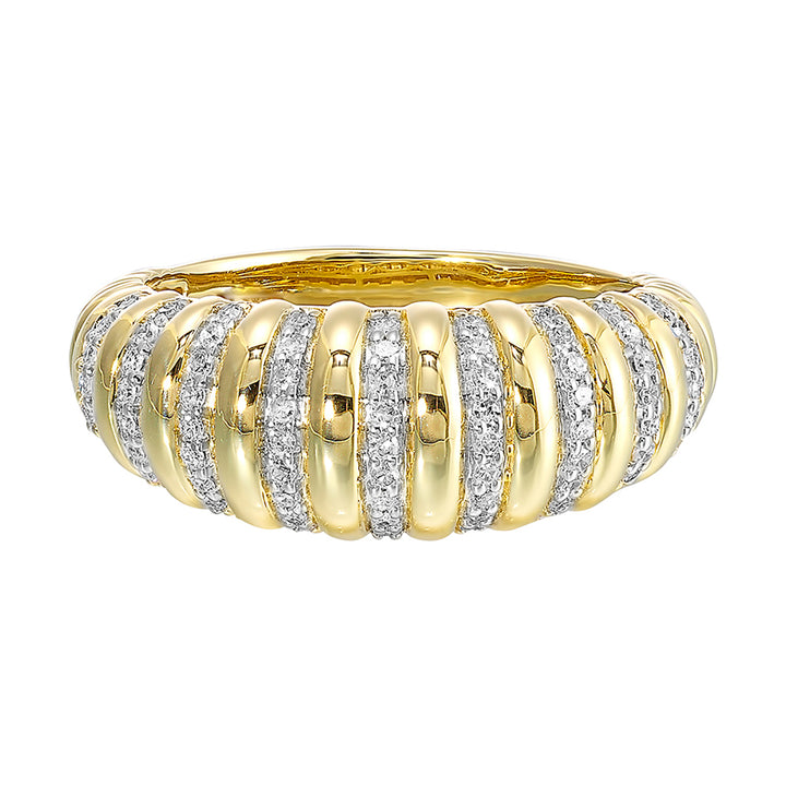 10Kt Yellow Gold Diamond 1/4Ctw Ring