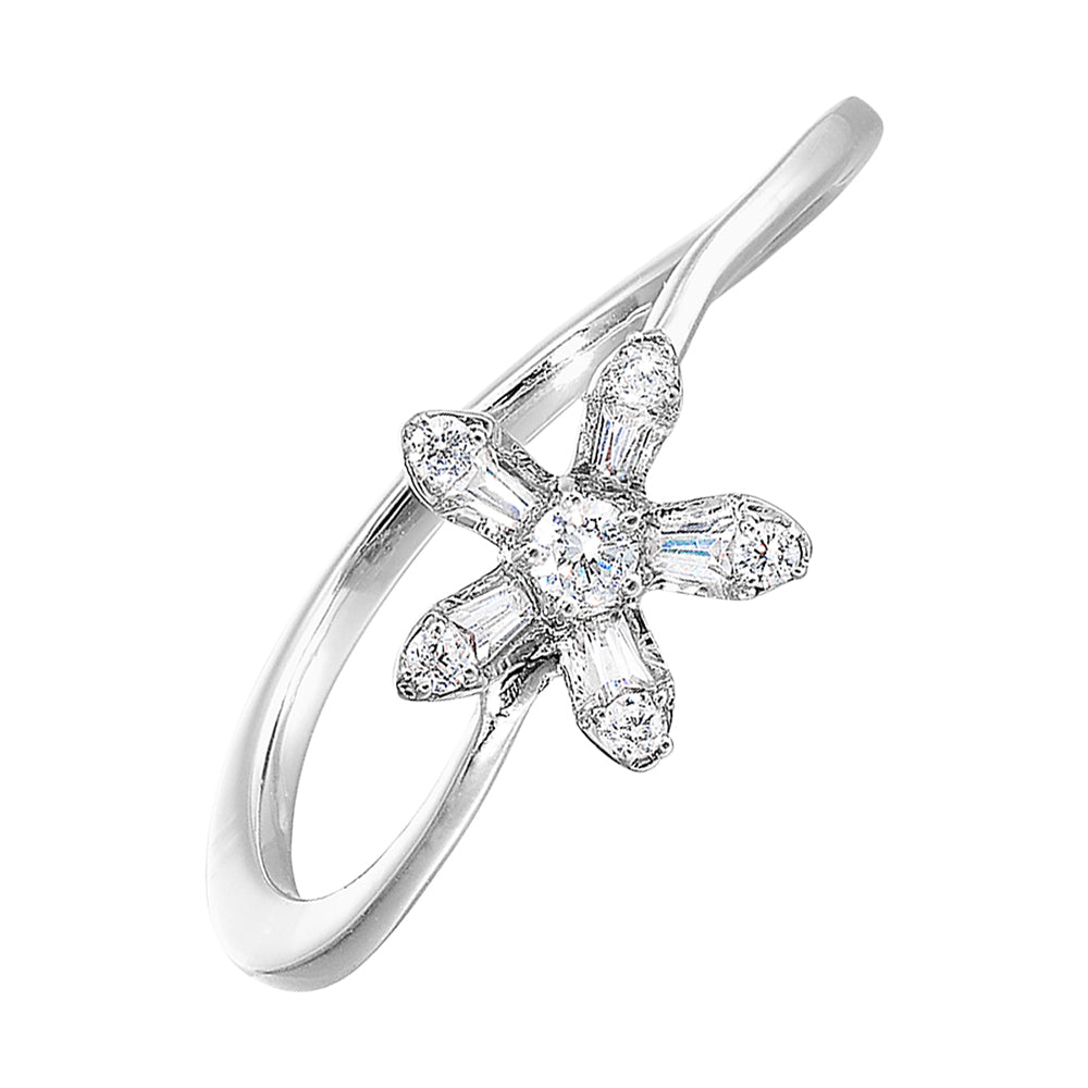 10Kt White Gold Diamond 1/7Ctw Ring