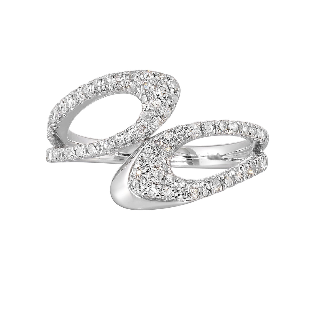 14Kt White Gold Diamond 1/2Ctw Ring