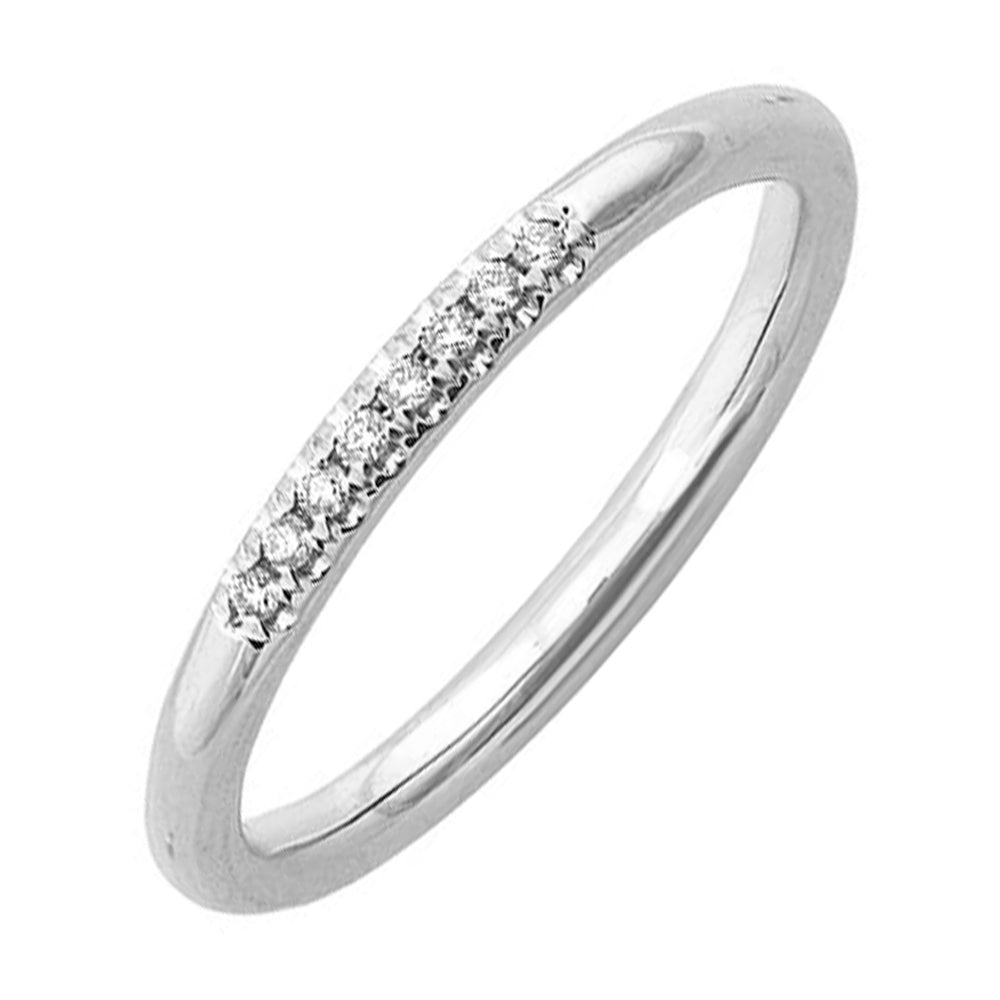 14Kt White Gold Diamond 1/20Ctw Ring