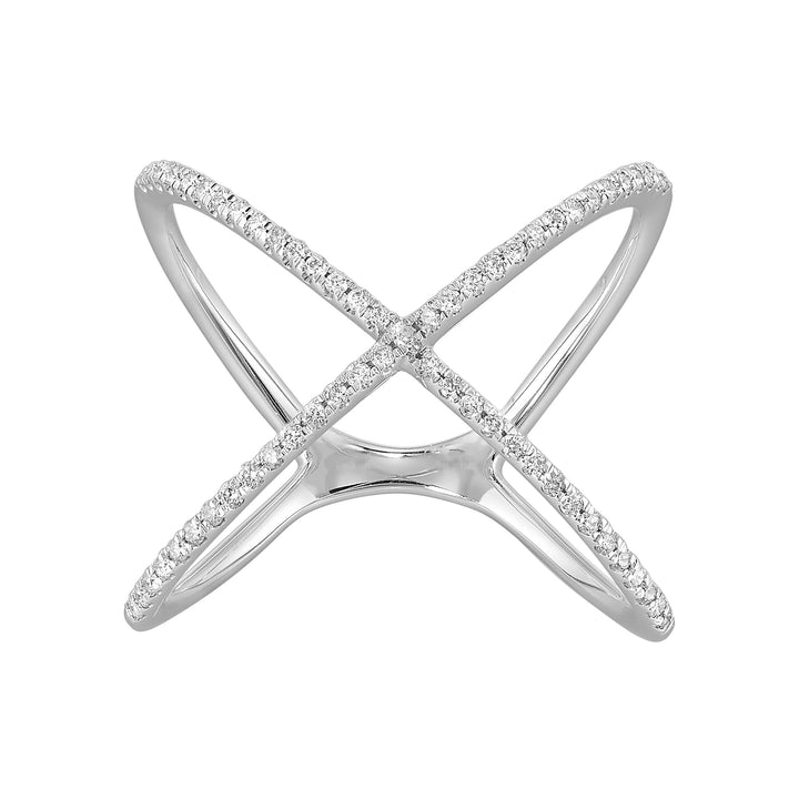 14Kt White Gold Diamond 1/5Ctw Ring