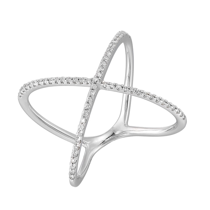 14Kt White Gold Diamond 1/5Ctw Ring