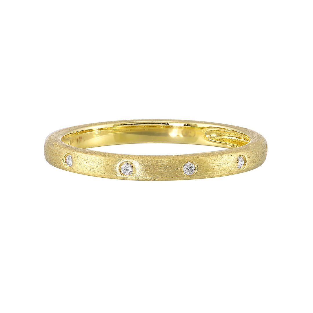 14Kt Yellow Gold Diamond 1/25Ctw Ring