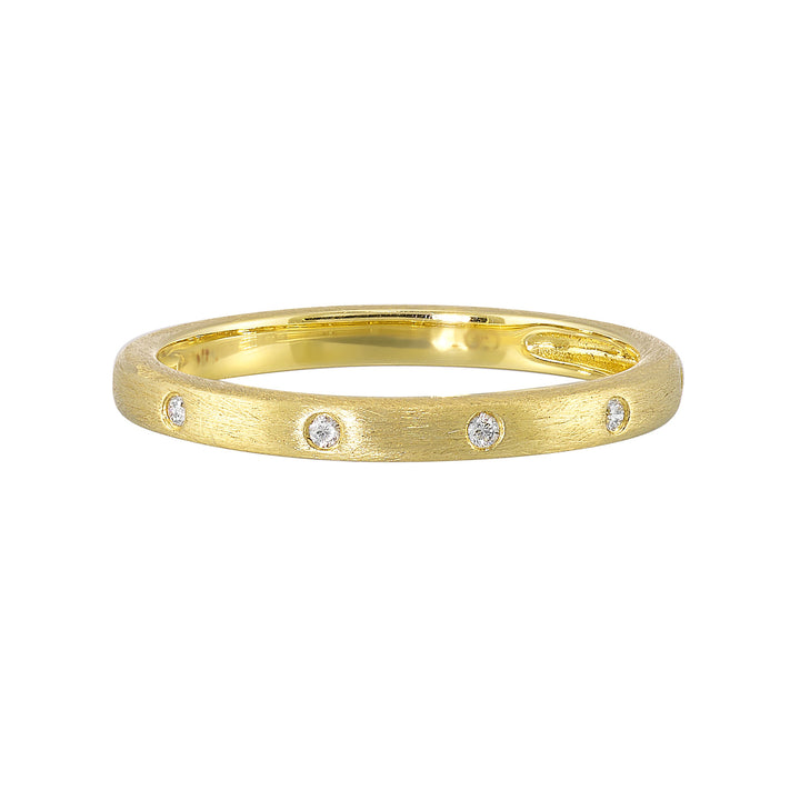 14Kt Yellow Gold Diamond 1/25Ctw Ring