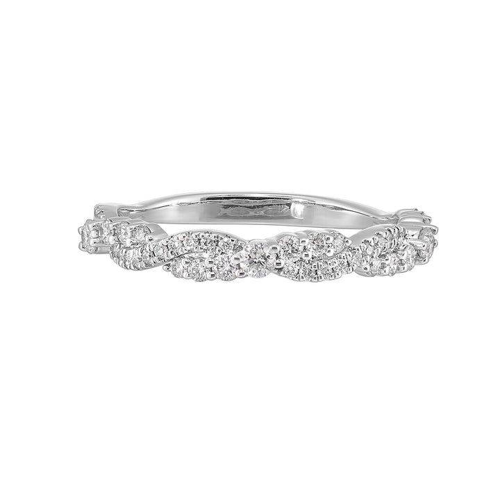14Kt White Gold Diamond 3/8Ctw Ring