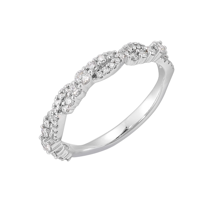 14Kt White Gold Diamond 3/8Ctw Ring