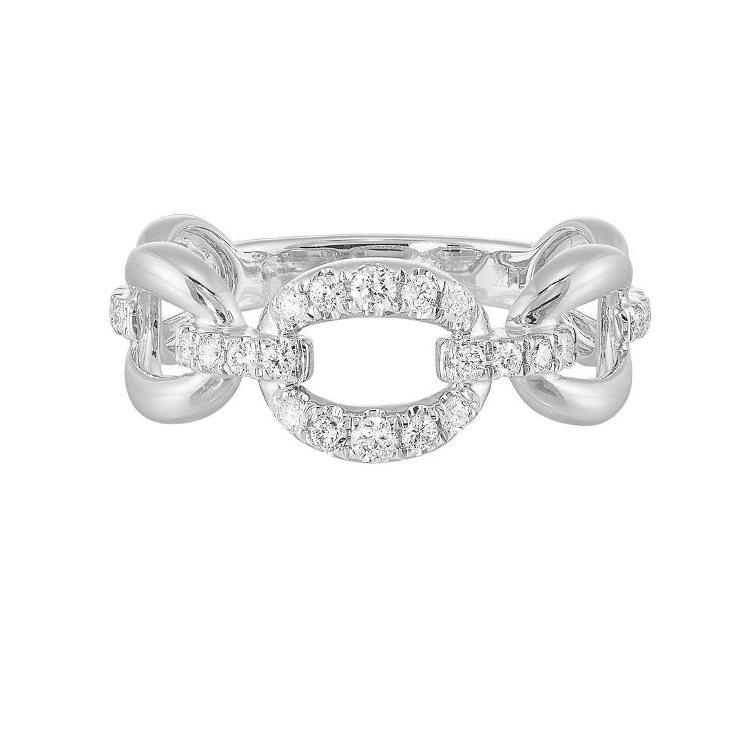 14Kt White Gold Diamond 1/4Ctw Ring