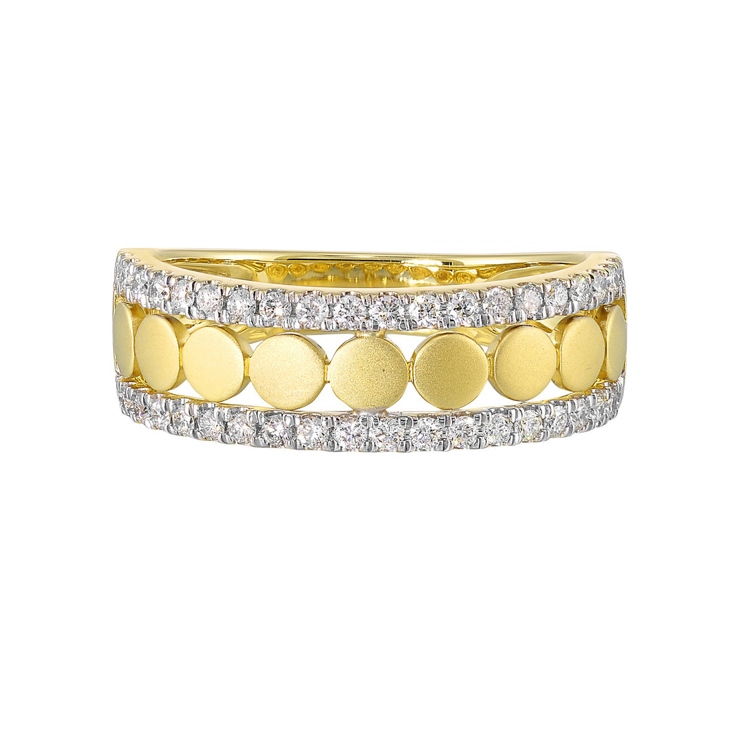 14Kt YEllow Gold Diamond 1/3Ctw Ring