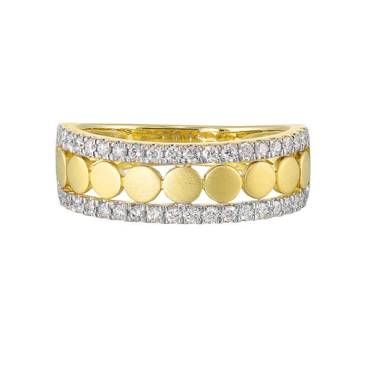 14Kt YEllow Gold Diamond 1/3Ctw Ring