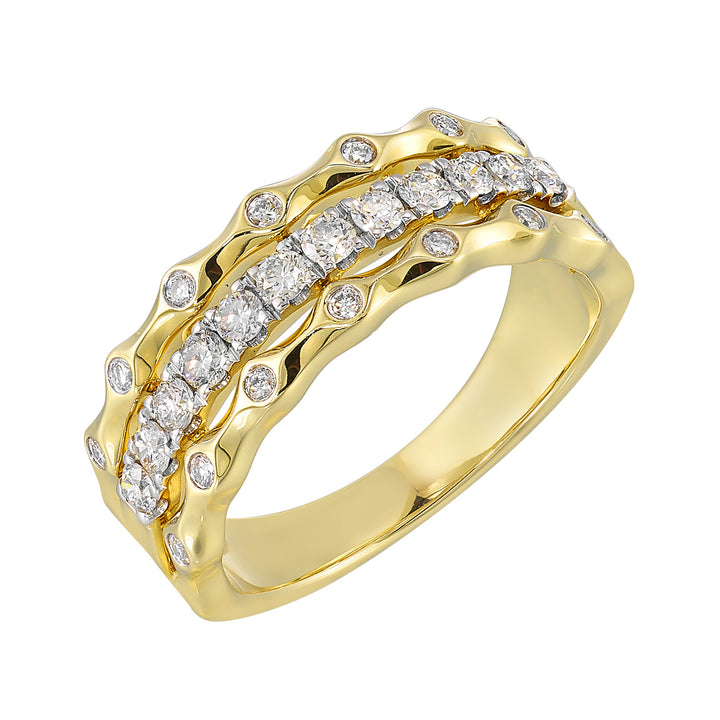 14Kt Yellow Gold Diamond 1/2Ctw Ring