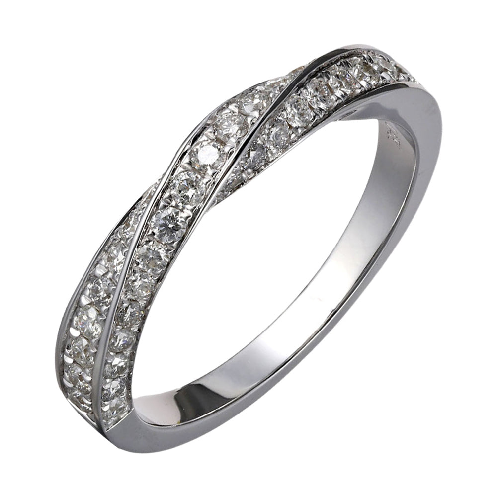 14Kt White Gold Diamond 1/2Ctw Ring