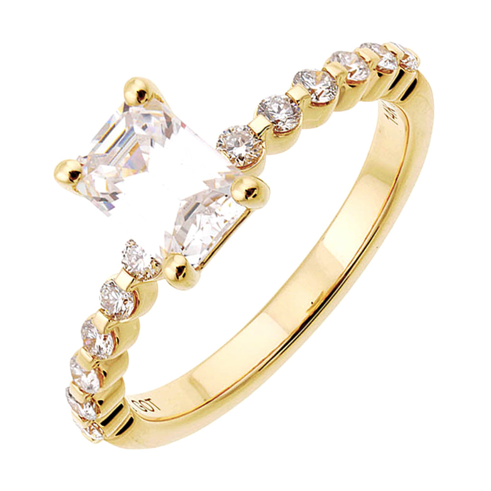 14Kt Yellow Gold Diamond 1/3Ctw Ring
