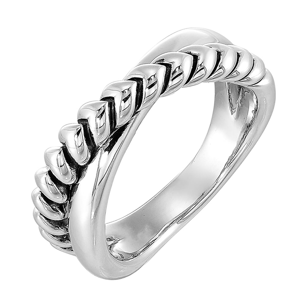 Silver White Ring