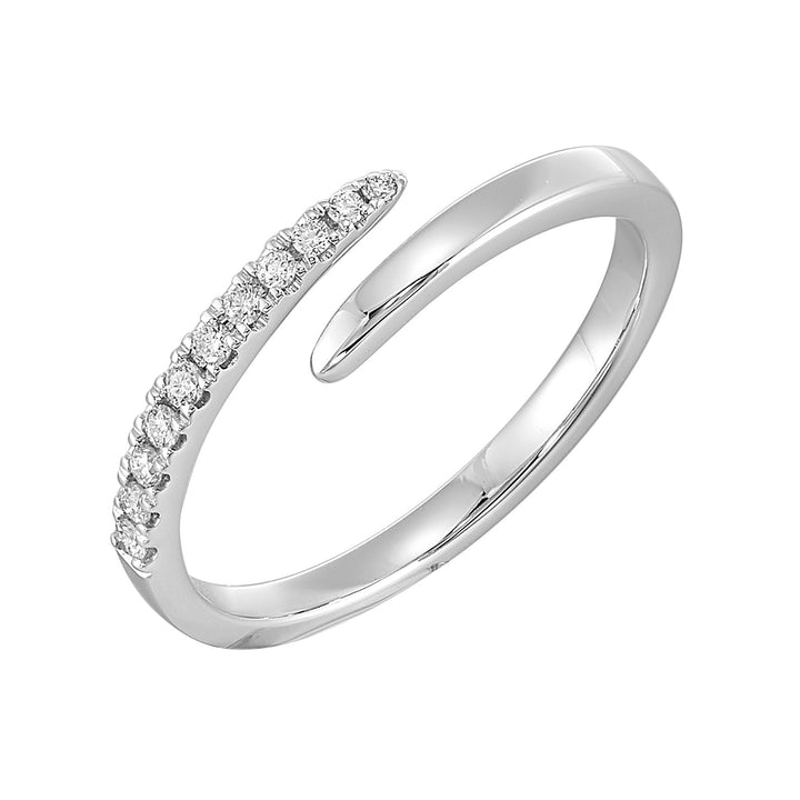 14Kt White Gold Diamond 1/10Ctw Ring
