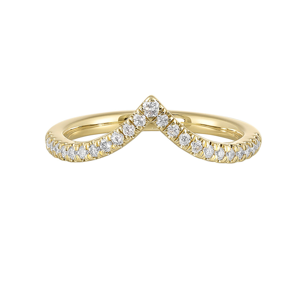 14Kt Yellow Gold Diamond 1/5Ctw Ring
