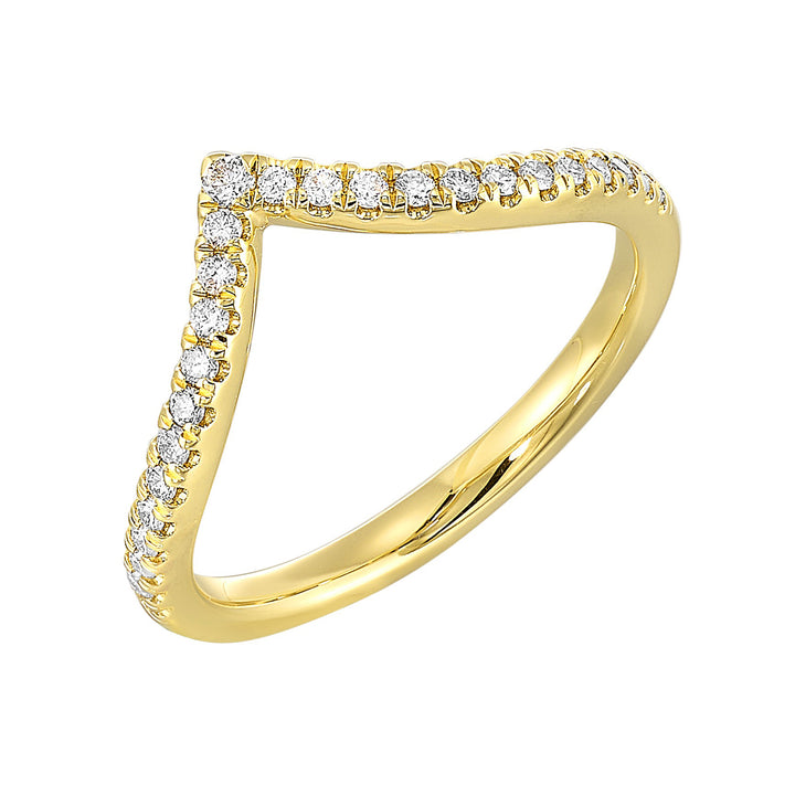 14Kt Yellow Gold Diamond 1/5Ctw Ring