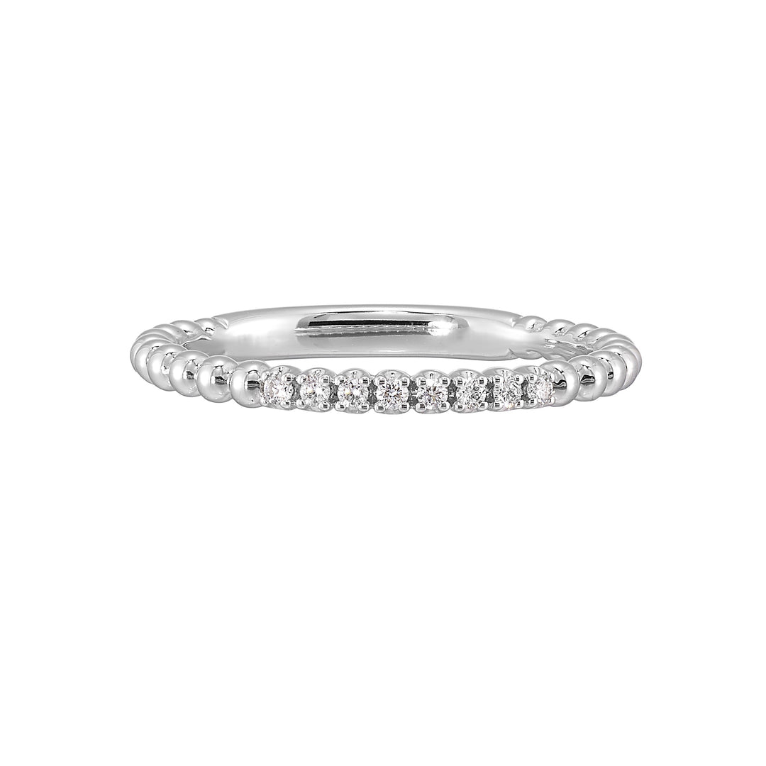 14Kt White Gold Diamond 1/20Ctw Ring