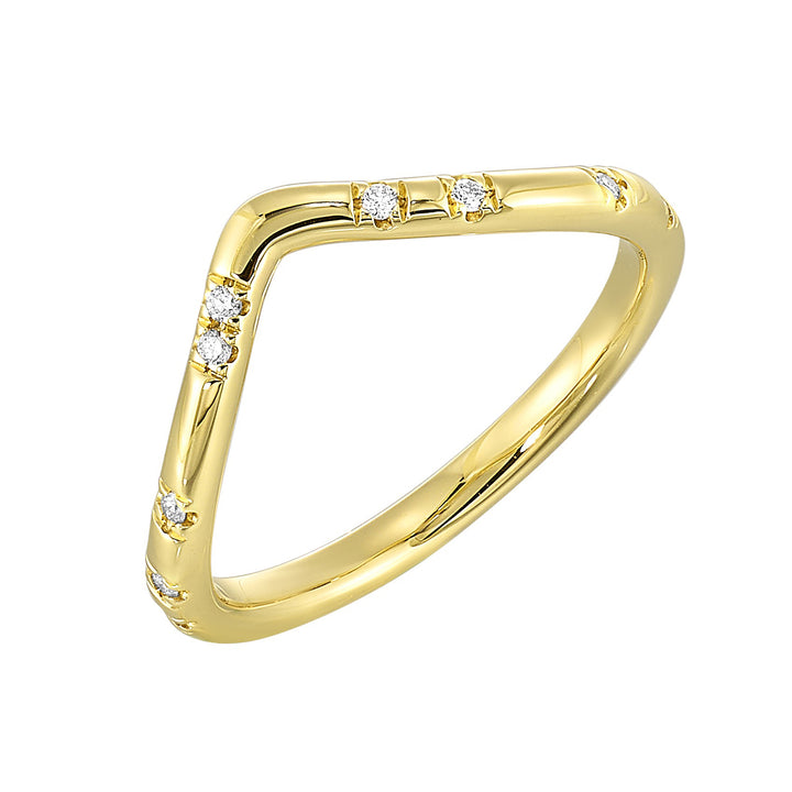 14Kt Yellow Gold 1/20Ctw Ring