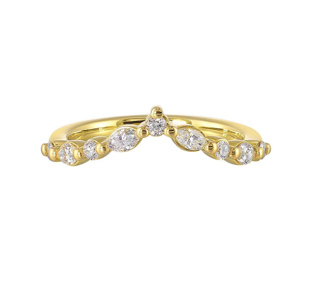 14Kt Yellow Gold Diamond 3/8Ctw Ring