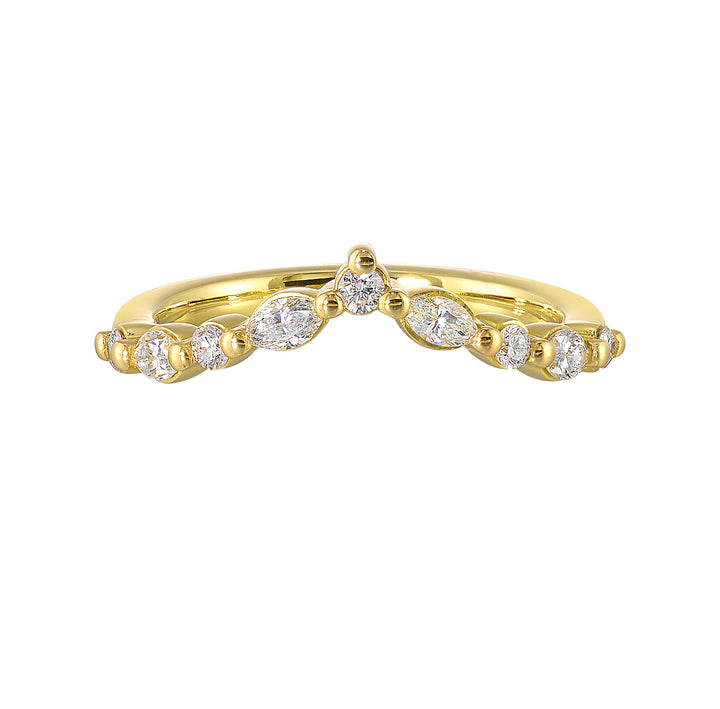 14Kt Yellow Gold Diamond 3/8Ctw Ring