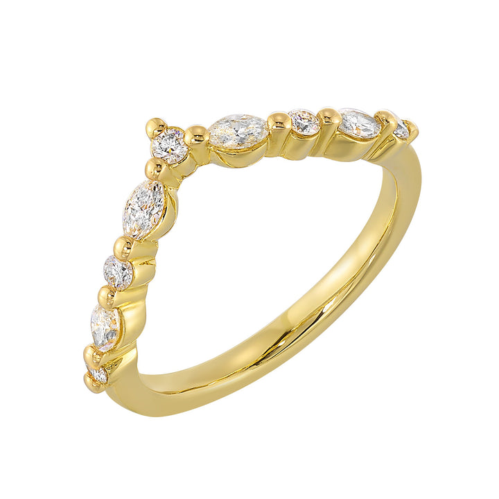 14Kt Yellow Gold Diamond 3/8Ctw Ring