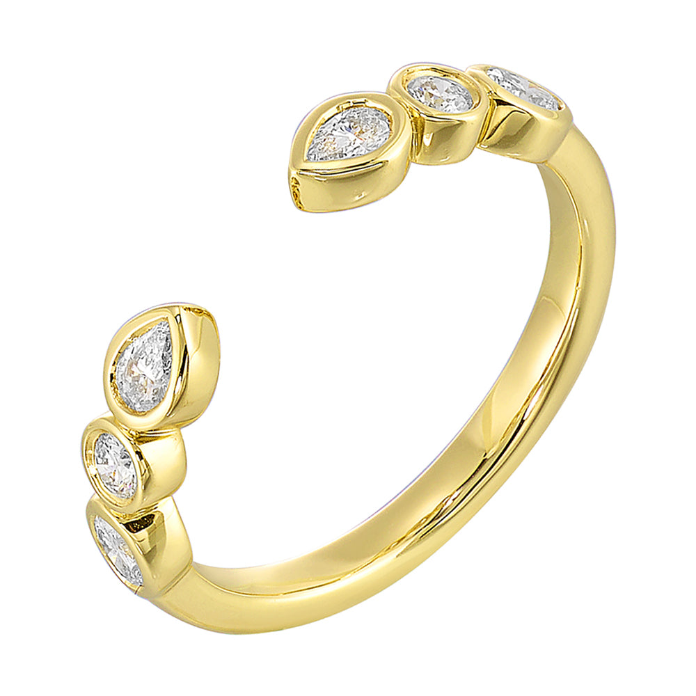 14Kt Yellow Gold Diamond 3/8Ctw Ring