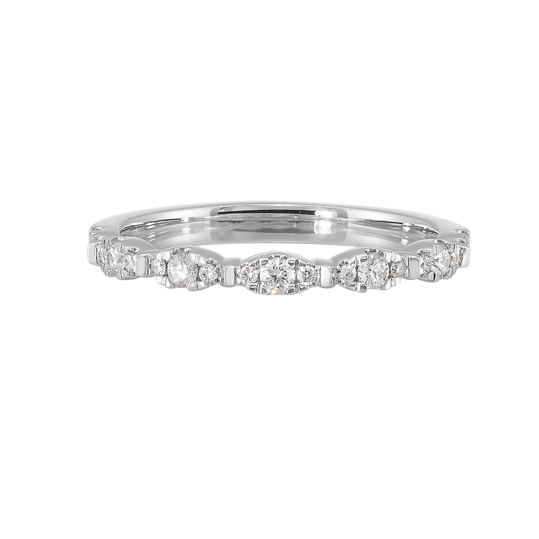 14Kt White Gold Diamond 1/4Ctw Ring