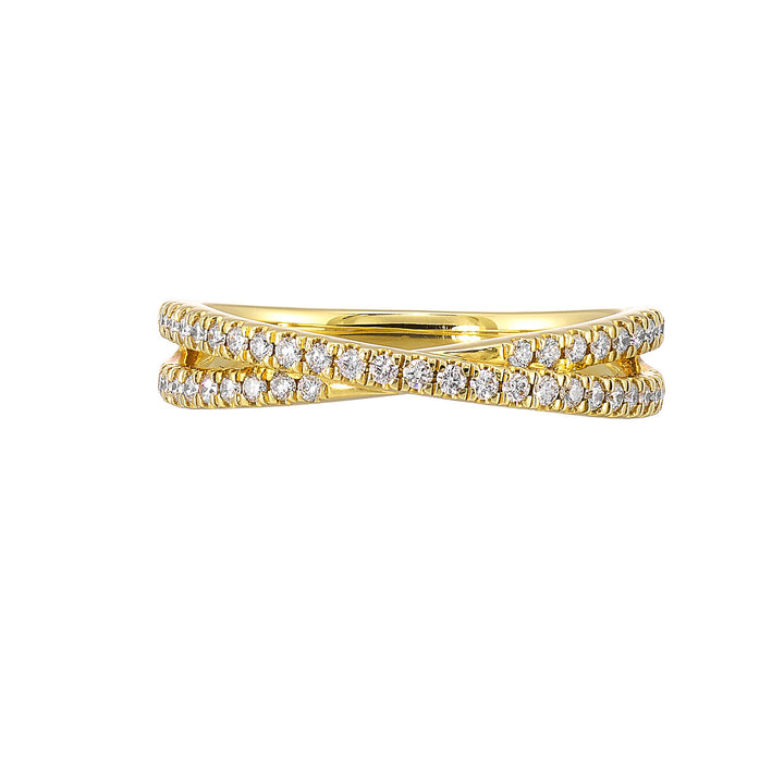14Kt Yellow Gold Diamond 1/4Ctw Ring